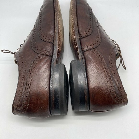 Florsheim Mens Wingtip Oxford Brogue Lace Up Shoes main image 4